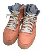 NIKE×DJ Khaledナイキ×ディージェイ キャレド）の古着「Air Jordan 5 Retro "Crimson Bliss"」｜オレンジ