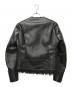COMME des GARCONS HOMME PLUS (コムデギャルソンオムプリュス) フェイクレザーシングルライダースジャケット ブラック サイズ:S：50000円