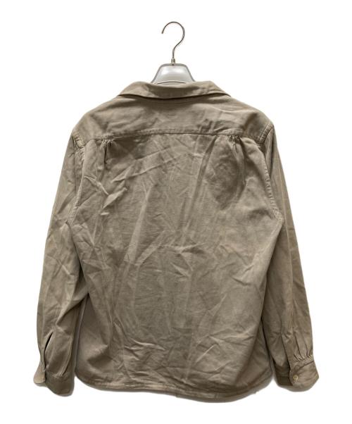 TT（ティーティー）TT (ティーティー) 2ポケットシャツ ベージュ サイズ:15の古着・服飾アイテム