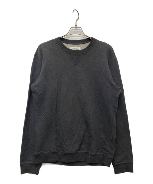 Maison Margiela（メゾンマルジェラ）Maison Margiela (メゾンマルジェラ) エルボーパッチスウェット グレー サイズ:50の古着・服飾アイテム