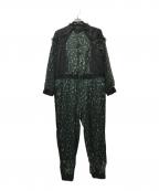 sacaiサカイ）の古着「レオパード柄ジャンプスーツ」｜グリーン