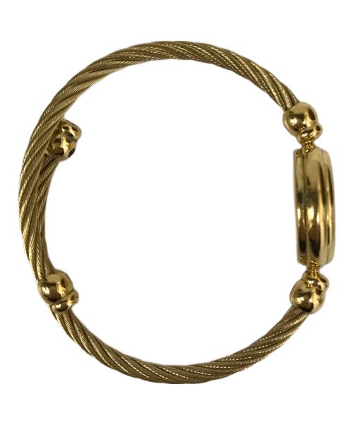 GUCCI（グッチ）GUCCI (グッチ) バングルウォッチ ブラックの古着・服飾アイテム