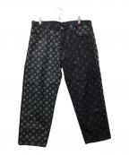 EVISUエヴィス）の古着「LOT5020モノグラムカモメペイントデニムパンツ」｜インディゴ