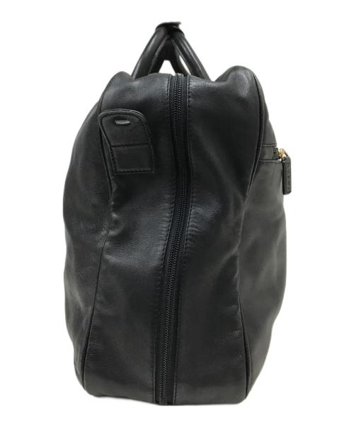 LOEWE（ロエベ）LOEWE (ロエベ) アナグラムレザーボストンバッグ ブラックの古着・服飾アイテム