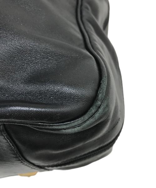 LOEWE（ロエベ）LOEWE (ロエベ) アナグラムレザーボストンバッグ ブラックの古着・服飾アイテム