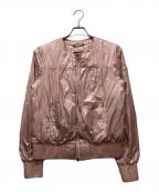 TATRASタトラス）の古着「ノーカラーブルゾン」｜ピンク