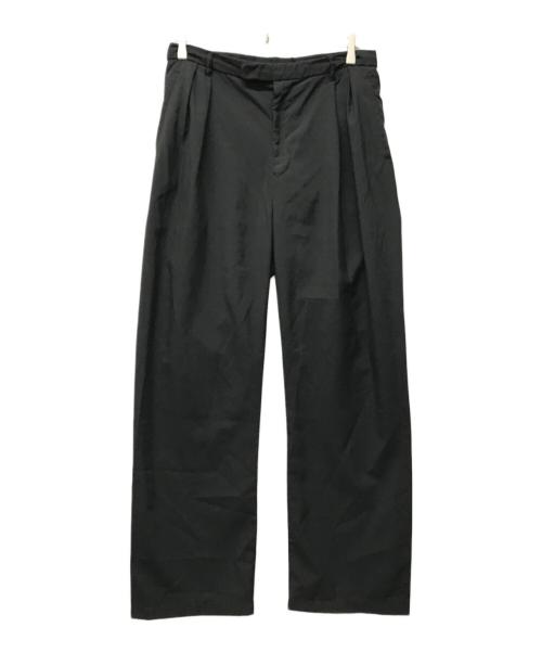 MANDO（マンドー）MANDO (マンドー) ポリエステルスラックスパンツ ブラック サイズ:SIZE Mの古着・服飾アイテム