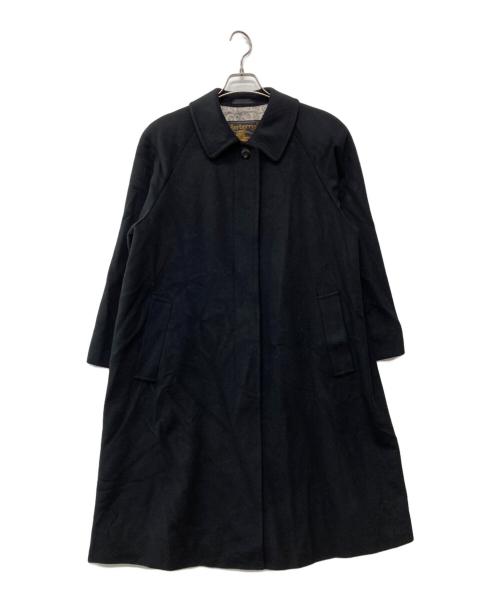 Burberry's（バーバリー）Burberry's (バーバリーズ) カシミヤ混コート ブラック サイズ:9ARの古着・服飾アイテム