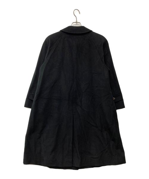 Burberry's（バーバリー）Burberry's (バーバリーズ) カシミヤ混コート ブラック サイズ:9ARの古着・服飾アイテム