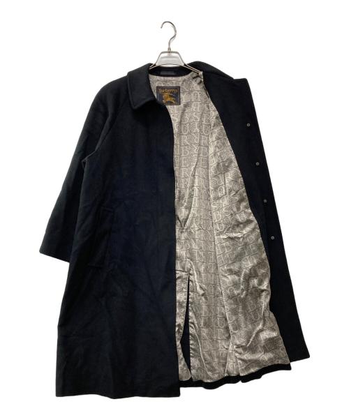 Burberry's（バーバリー）Burberry's (バーバリーズ) カシミヤ混コート ブラック サイズ:9ARの古着・服飾アイテム