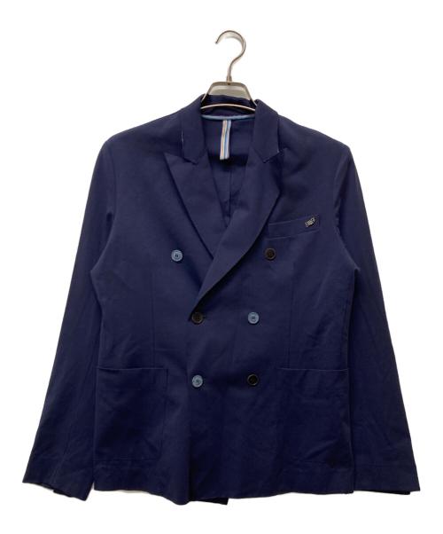 Bob（ボブ）BOB (ボブ) ダブルジャケット ネイビー サイズ:48の古着・服飾アイテム