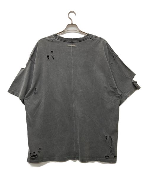 PRANK PROJECT（プランクプロジェクト）PRANK PROJECT (プランクプロジェクト) Damage Pigment T-Shirt グレー サイズ:FREEの古着・服飾アイテム