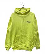 BALENCIAGAバレンシアガ）の古着「キャンペーンロゴ プルオーバー パーカー」｜イエロー