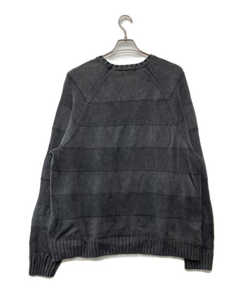 SUPREME（シュプリーム）Supreme (シュプリーム) Small Box Stripe Sweater ブラック サイズ:XLの古着・服飾アイテム