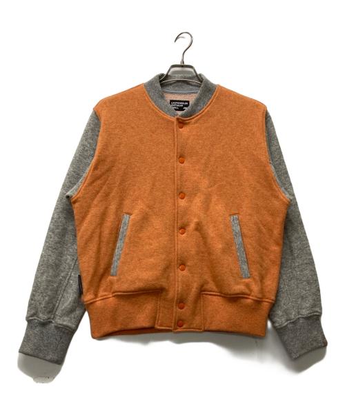 LOOPWHEELER（ループウィラー）LOOPWHEELER (ループウィラー) ウールスタジャン オレンジ×グレー サイズ:Ｓの古着・服飾アイテム