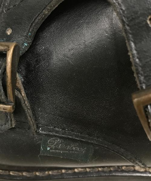PARABOOT（パラブーツ）PARABOOT (パラブーツ) モンクストラップシューズ ブラック サイズ:SIZE 7の古着・服飾アイテム
