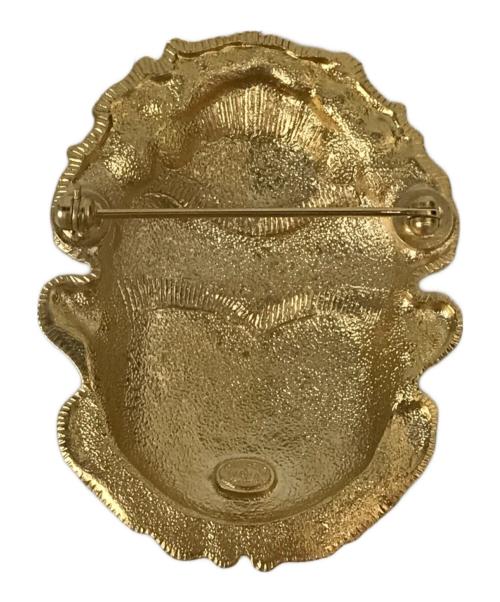 CHANEL（シャネル）CHANEL (シャネル) スカラベモチーフブローチ ゴールドの古着・服飾アイテム