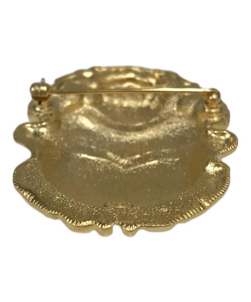 CHANEL（シャネル）CHANEL (シャネル) スカラベモチーフブローチ ゴールドの古着・服飾アイテム