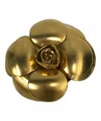 CHANELシャネル）の古着「フラワーブローチ」｜ゴールド