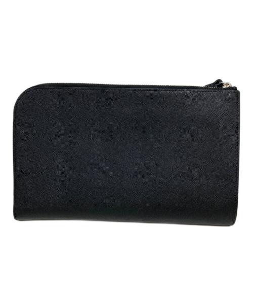 PELLE MORBIDA（ペッレモルビダ）PELLE MORBIDA (ペッレモルビダ) クラッチバッグ ブラックの古着・服飾アイテム