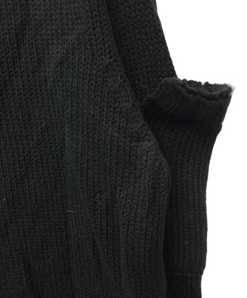 s'yte（サイト）s'yte (サイト) BULKY WOOL BIG POCKET PULLOVER ブラック サイズ:3の古着・服飾アイテム