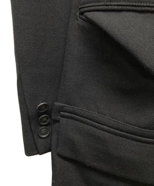 REGULATION Yohji Yamamoto（レギュレーションヨウジヤマモト）REGULATION Yohji Yamamoto (レギュレーションヨウジヤマモト) Re ARMY GABARDINE S-DR .JKT/20AW ブラック サイズ:3の古着・服飾アイテム