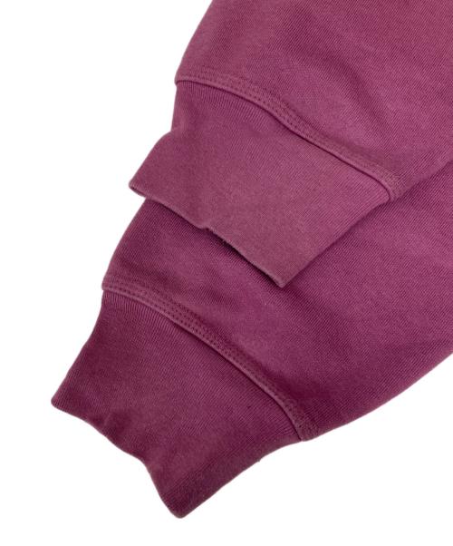 stussy（ステューシー）stussy (ステューシー) ロゴクルーネックスウェット パープル サイズ:Ｌの古着・服飾アイテム