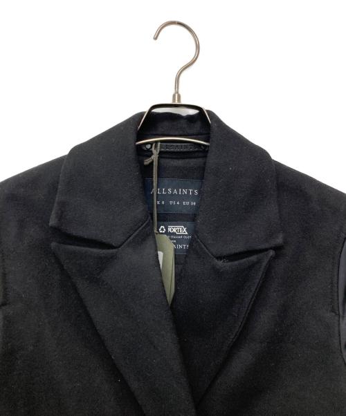 ALL SAINTS（オールセインツ）ALL SAINTS (オールセインツ) Paulah Coat ブラック サイズ:UK8 未使用品の古着・服飾アイテム