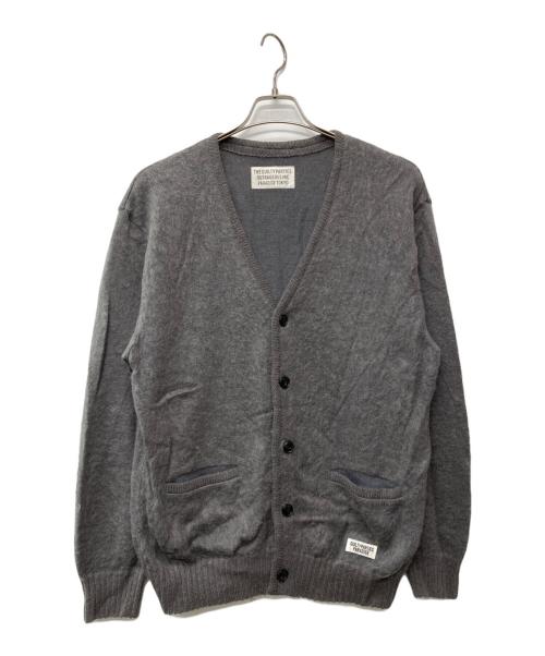 WACKO MARIA（ワコマリア）WACKO MARIA (ワコマリア) MOHAIR KNIT CARDIGAN グレー サイズ:Mの古着・服飾アイテム