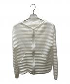 PLEATS PLEASEプリーツプリーズ）の古着「プリーツジップパーカー」｜ホワイト