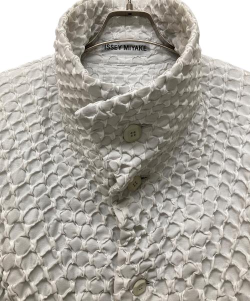 ISSEY MIYAKE（イッセイミヤケ）ISSEY MIYAKE (イッセイミヤケ) 3Dハーフコート グレー サイズ:2の古着・服飾アイテム