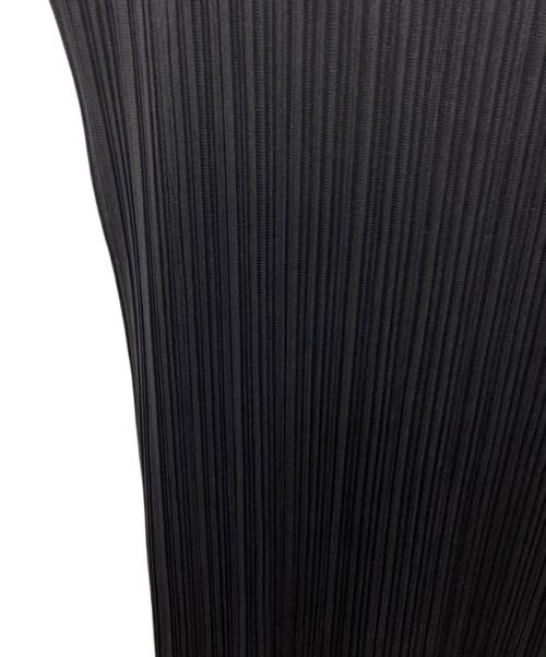 PLEATS PLEASE（プリーツプリーズ）PLEATS PLEASE (プリーツプリーズ) ノースリーブプリーツワンピース ネイビー サイズ:2の古着・服飾アイテム