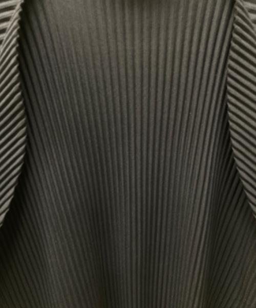 HOMME PLISSE ISSEY MIYAKE（オム プリッセ イッセイ ミヤケ）HOMME PLISSE ISSEY MIYAKE (オムプリッセ イッセイ ミヤケ) プリーツカットソー ブラック サイズ:2の古着・服飾アイテム