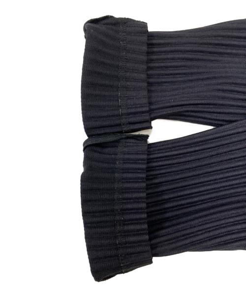 HOMME PLISSE ISSEY MIYAKE（オム プリッセ イッセイ ミヤケ）HOMME PLISSE ISSEY MIYAKE (オムプリッセ イッセイ ミヤケ) プリーツカットソー ブラック サイズ:2の古着・服飾アイテム