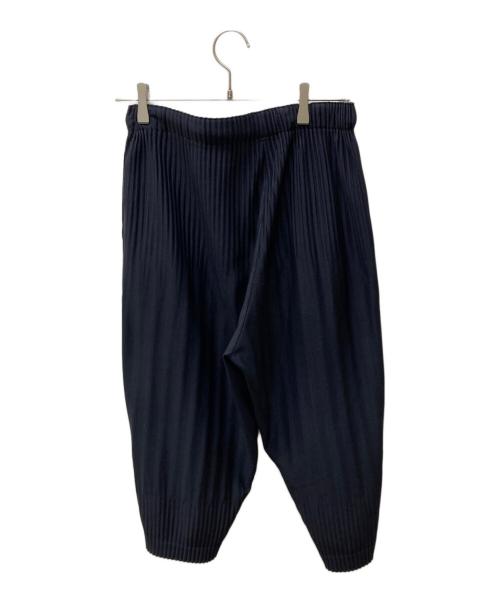 HOMME PLISSE ISSEY MIYAKE（オム プリッセ イッセイ ミヤケ）HOMME PLISSE ISSEY MIYAKE (オムプリッセ イッセイ ミヤケ) プリーツパンツ ネイビー サイズ:2の古着・服飾アイテム