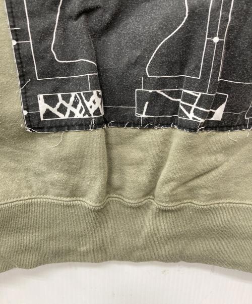 C.E（シーイー）C.E (シーイー) NOT IDENTICAL TO CREW NECK オリーブ サイズ:XLの古着・服飾アイテム