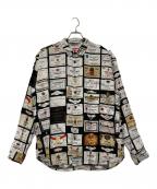 SUPREMEシュプリーム）の古着「Label Shirt」｜ホワイト×ブラック