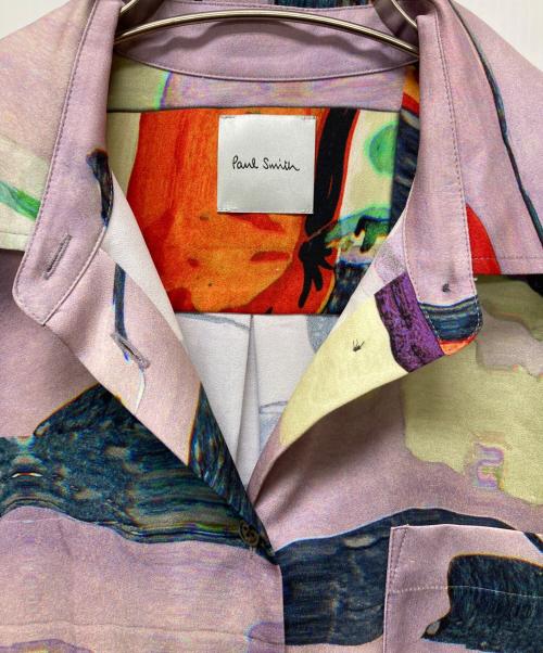 PAUL SMITH（ポールスミス）Paul Smith (ポールスミス) 総柄シャツ パープル サイズ:38の古着・服飾アイテム