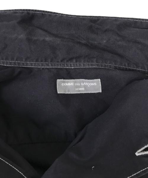 COMME des GARCONS HOMME（コムデギャルソン オム）COMME des GARCONS HOMME (コムデギャルソン オム) ステッチシャツ ネイビー サイズ:FREEの古着・服飾アイテム