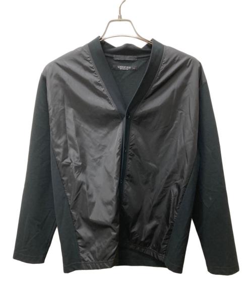 SOPHNET.（ソフネット）SOPHNET. (ソフネット) LIMONTA NYLON FRONT PANELED CARDIGAN ブラック サイズ:Lの古着・服飾アイテム