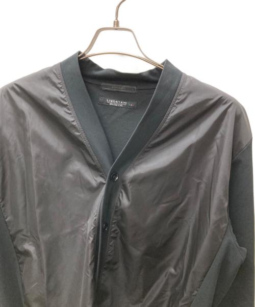 SOPHNET.（ソフネット）SOPHNET. (ソフネット) LIMONTA NYLON FRONT PANELED CARDIGAN ブラック サイズ:Lの古着・服飾アイテム