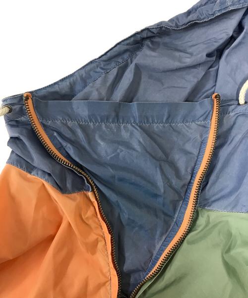 POLO RALPH LAUREN（ポロ・ラルフローレン）POLO RALPH LAUREN (ポロ・ラルフローレン) バイカラーアノラックパーカー オレンジ×グリーン サイズ:XLの古着・服飾アイテム