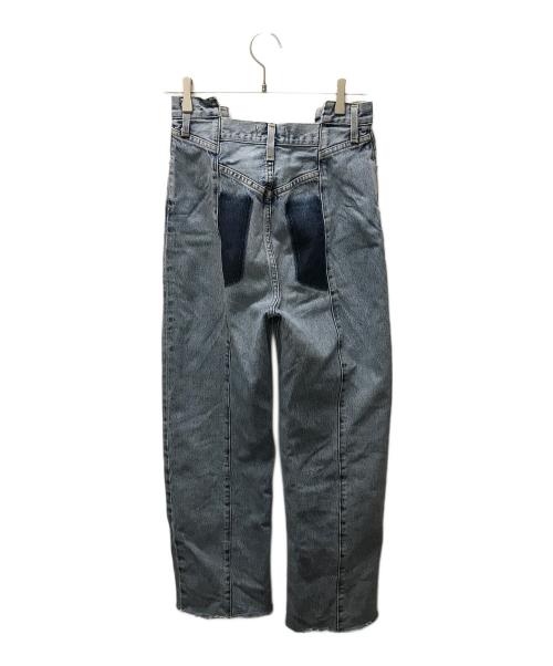 AGOLDE（エーゴールドイー）AGOLDE (エーゴールドイー) ワイドデニムパンツ インディゴ サイズ:Sの古着・服飾アイテム