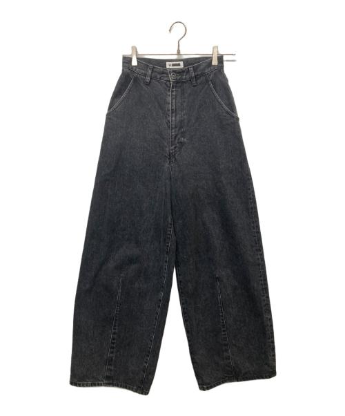 H BEAUTY&YOUTH（エイチ ビューティー&ユース）H BEAUTY&YOUTH (エイチ ビューティー&ユース) デニムパンツ ブラック サイズ:Ｓの古着・服飾アイテム