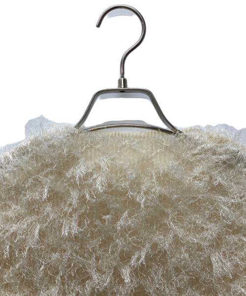 LEINWANDE（ラインヴァンド）LEINWANDE (ラインヴァンド) Pleats Shaggy Top ベージュ サイズ:FREEの古着・服飾アイテム