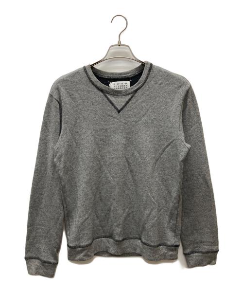 Maison Margiela（メゾンマルジェラ）Maison Margiela (メゾンマルジェラ) エルボーパッチスウェット グレー サイズ:44の古着・服飾アイテム