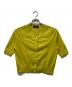 CABaN（キャバン）の古着「ファインポリエステル ハーフスリーブポケットカーディガン CABaN」｜イエロー