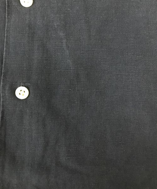 POLO RALPH LAUREN（ポロ・ラルフローレン）POLO RALPH LAUREN (ポロ・ラルフローレン) シルクリネンS/Sシャツ ネイビー サイズ:Ｍの古着・服飾アイテム