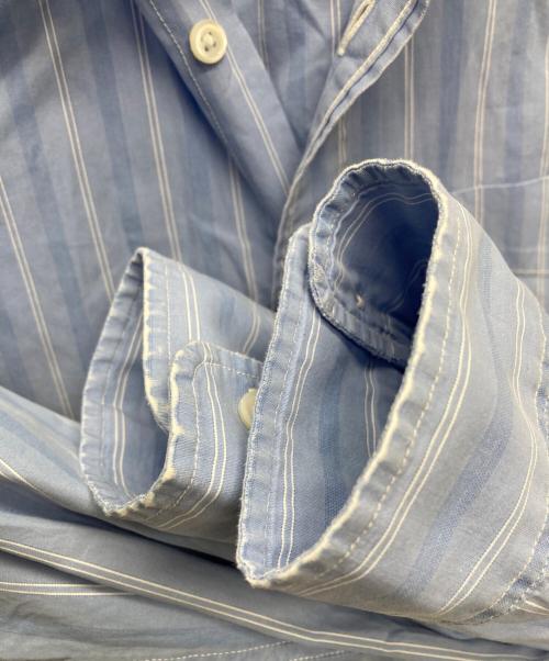 RRL（ダブルアールエル）RRL (ダブルアールエル) ストライプシャツ ブルー サイズ:Ｓの古着・服飾アイテム