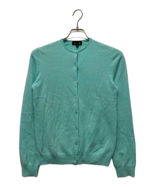 DRAWER（ドゥロワー）Drawer (ドゥロワー) カシミヤカーディガン ブルー サイズ:2の古着・服飾アイテム